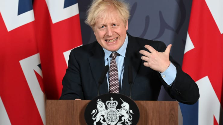 Thủ tướng Anh Boris Johnson - Ảnh: Getty/CNBC.