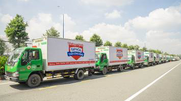 VinShop sở hữu hệ thống logistic phát triển, giao hàng nhanh chóng và thuận tiện cho các chủ tạp hóa.