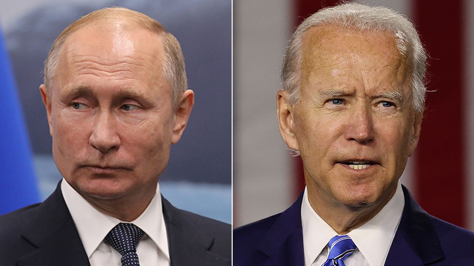 Tổng thống Nga Vladimir Putin (trái) và Tổng thống Mỹ Joe Biden - Ảnh: Reuters.