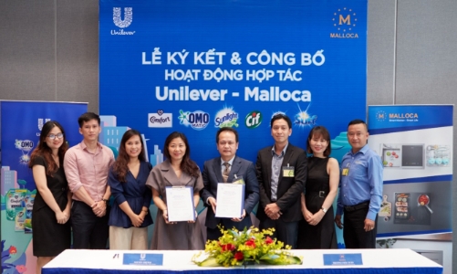 Thiết bị nhà bếp Malloca ký kết hợp tác chiến lược với Unilever