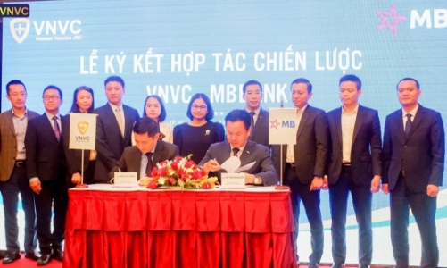 MB ký kết hợp tác chiến lược với Hệ thống trung tâm tiêm chủng VNVC