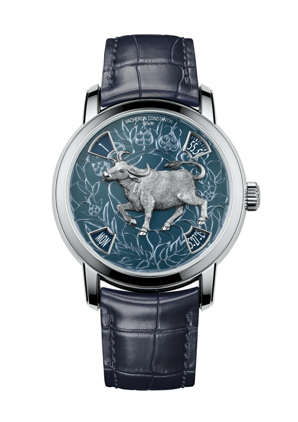 Bộ sưu tập Métiers d’Art The Legend of the Chinese Zodiac phiên bản năm Tân Sửu đến từ thương hiệu đồ hồ xa xỉ Vacheron Constantin của Thụy Sĩ - Ảnh: Vacheron Constantin