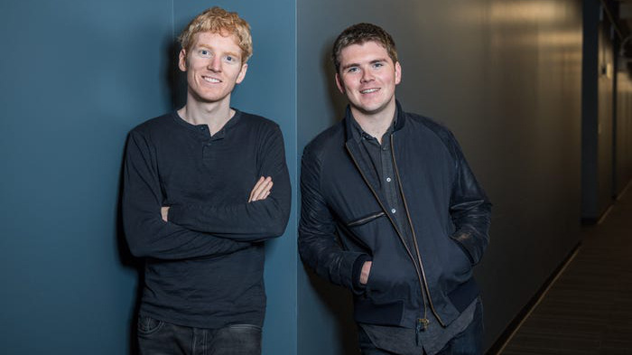 Hai anh em nhà Collison, những người sáng lập Stripe.