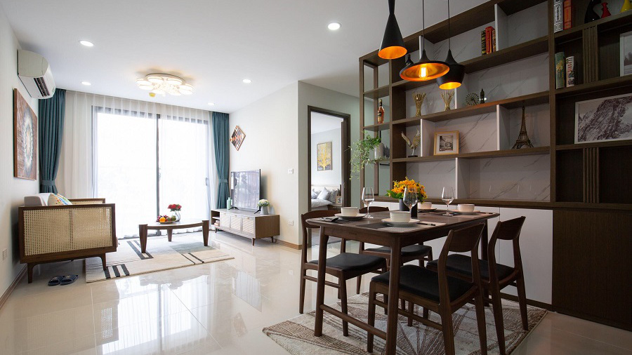 Căn hộ Rose Town với thiết kế thông minh, hiện đại hấp dẫn khách hàng.