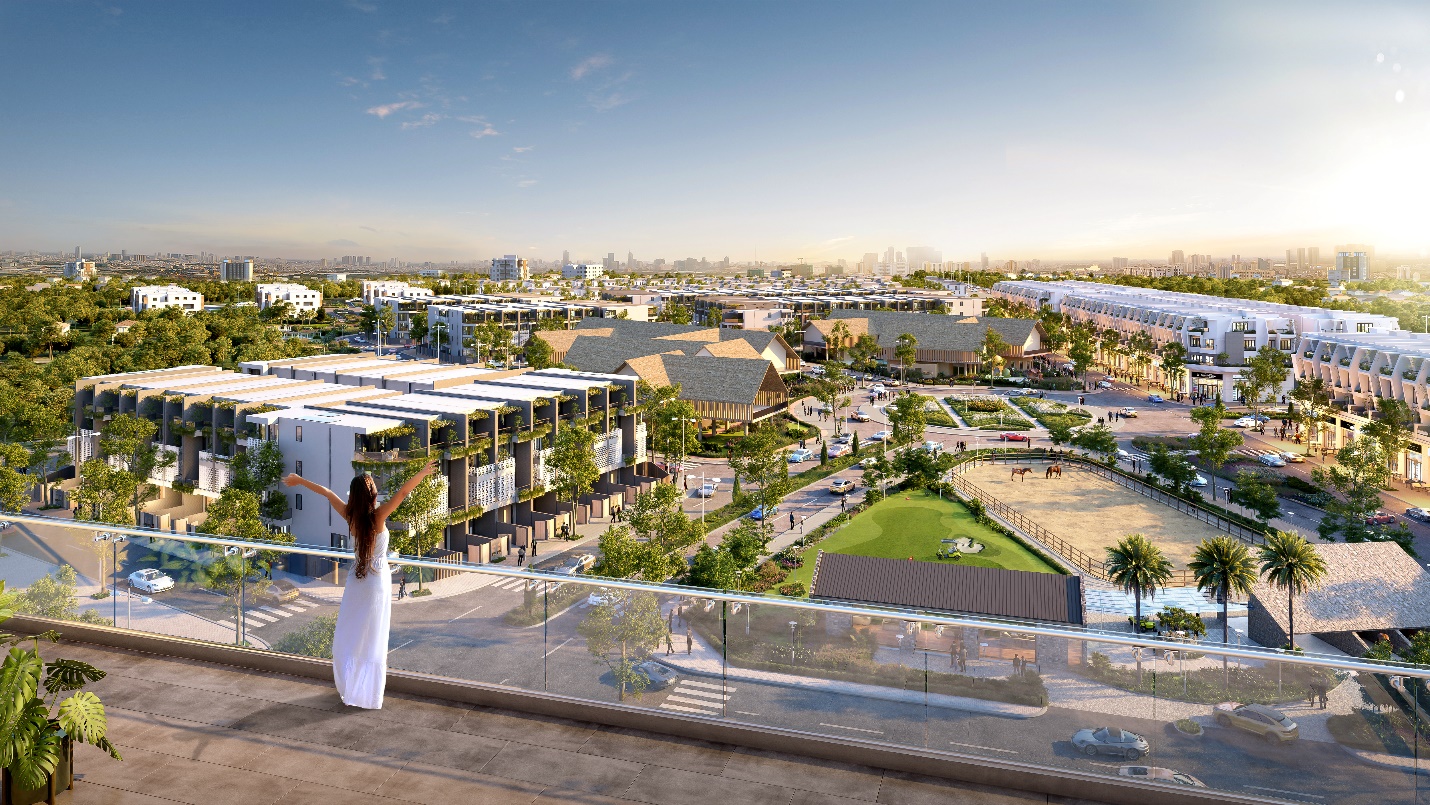 Khu phố thương mại Cantata thuộc dự án nằm ngay vị trí trung tâm Buôn Ma Thuột.