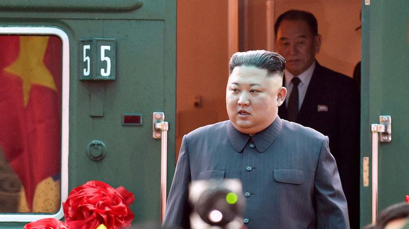 Nhà lãnh đạo Triều Tiên Kim Jong Un tới Việt Nam dự thương đỉnh Mỹ-Triều tháng 2/2019 - Ảnh: Reuters.