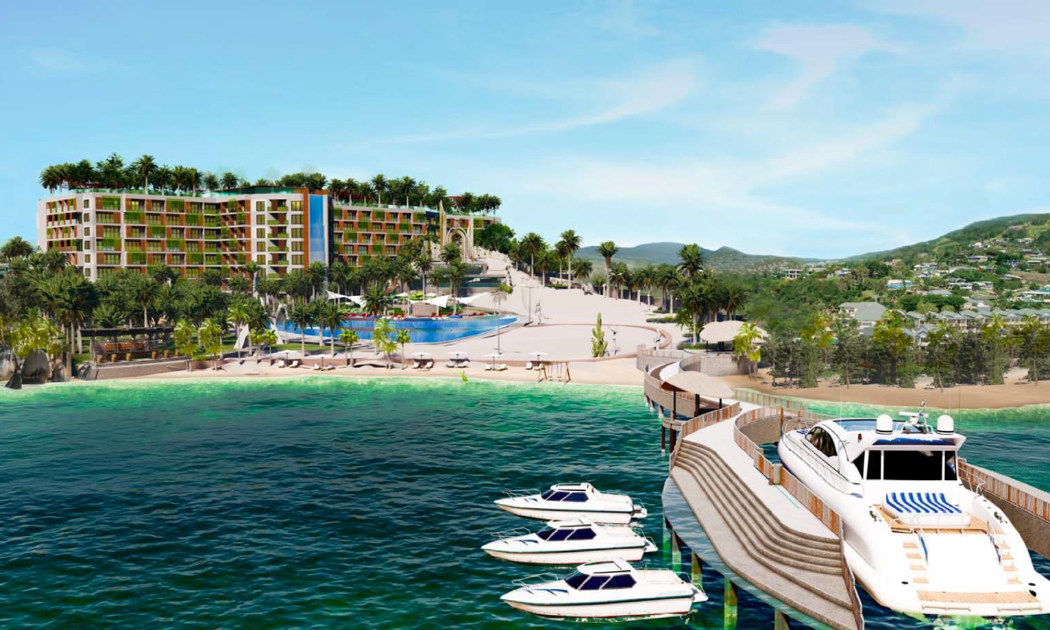 Phối cảnh Khu phức hợp nghỉ dưỡng Swiss Belresort Eagles Mũi Né.