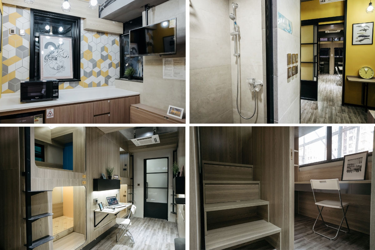 Nội thất bên trong một dự án không gian sống chung ở Hồng Kông - Ảnh: Bloomberg.<br>