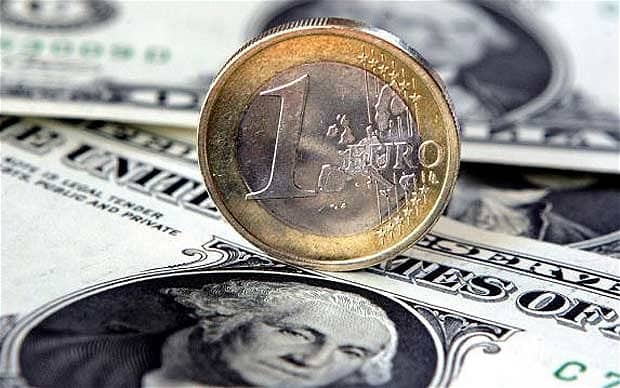 Ngoài đồng Euro, đồng USD còn đang giảm giá so với một loạt đồng tiền chủ chốt khác - Ảnh: Telegraph. 