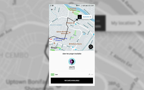 Dịch vụ của Uber bị ngừng ở Philippines từ ngày 15/8 - Ảnh: CNN.<br>