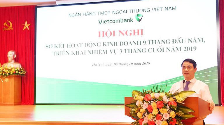 Ông Nghiêm Xuân Thành, Chủ tịch Hội đồng Quản trị Vietcombank, tại sự kiện.
