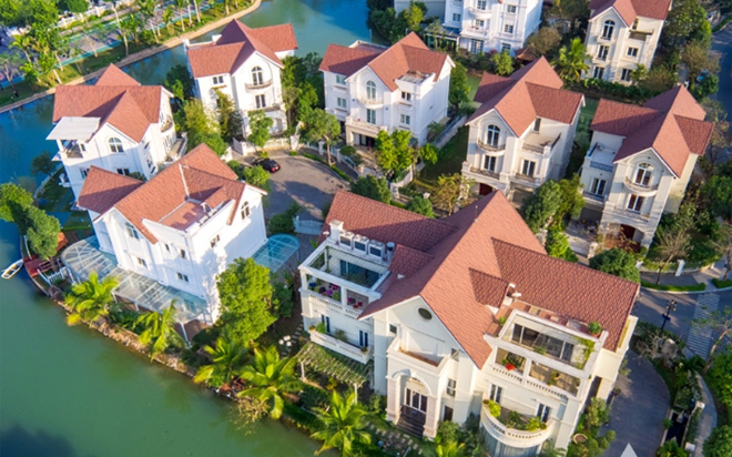 Một góc dự án Hoa Sữa Aroma Vinhomes Riverside tại Hà Nội.<br>