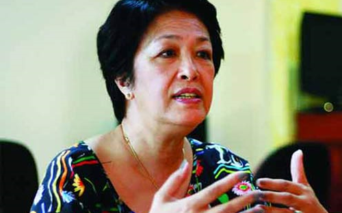 Diễn giả Tôn Nữ Thị Ninh, nguyên Đại sứ đặc mệnh toàn quyền của Việt Nam tại Liên minh châu Âu.