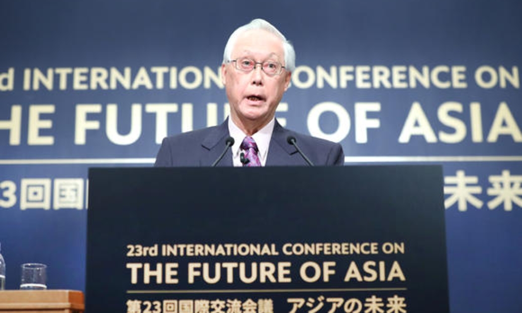 Cựu Thủ tướng Singapore Goh Chok Tong - Ảnh: Nikkei Investment Review.<br>