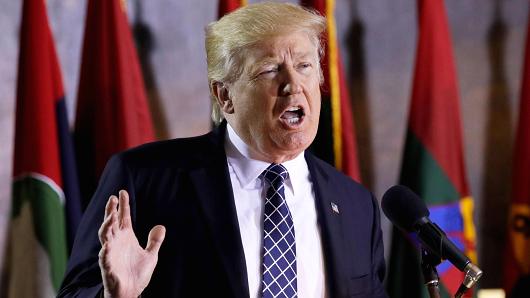 Tổng thống Mỹ Donald Trump - Ảnh: Reuters/CNBC.<br>