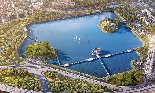 Hà Nội khởi công dự án công viên, hồ điều hòa nghìn tỷ tại Cầu Giấy