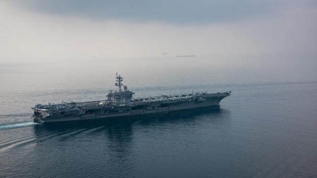 Chiến hạm Carl Vinson của Mỹ - Ảnh: Hải quân Mỹ/Reuters.<br>