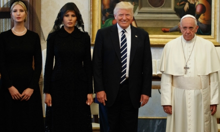 Cận cảnh cuộc gặp giữa Tổng thống Trump và Giáo hoàng Francis