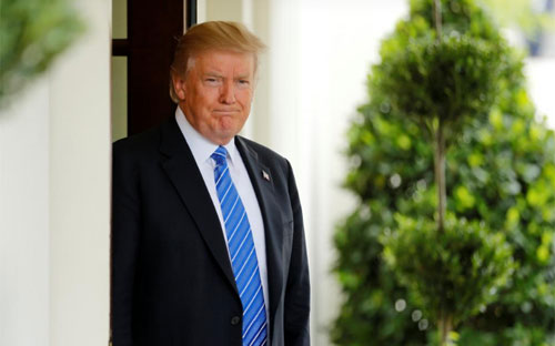 Tổng thống Mỹ Donald Trump tại Nhà Trắng ngày 12/9 - Ảnh: Reuters.<br>