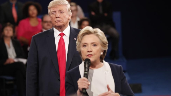 Cận cảnh đối đầu Trump-Clinton lần hai