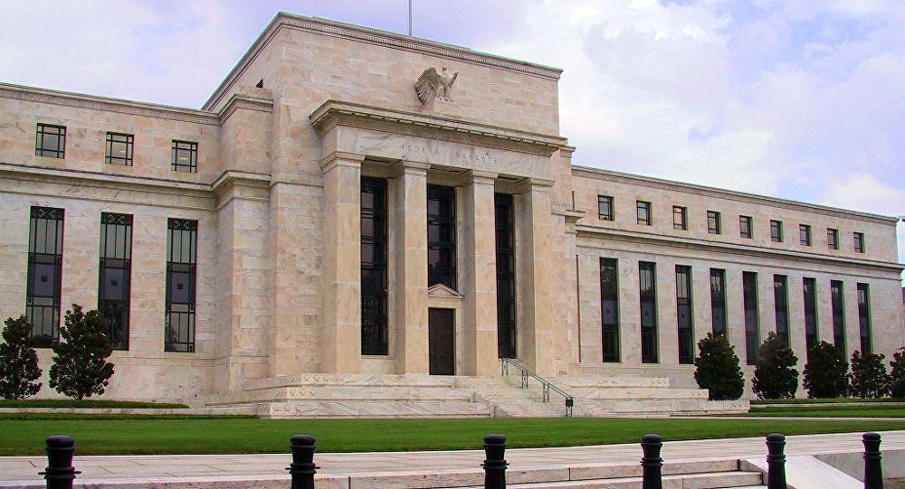 Trụ sở FED ở Washington DC., Mỹ.