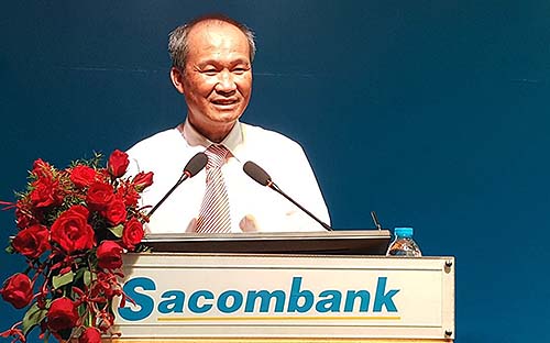 Ông Dương Công Minh, tân Chủ tịch Hội đồng Quản trị Sacombank - Ảnh: Hồng Vinh.<br>