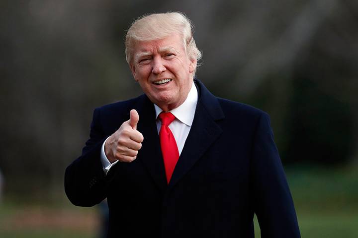 Tổng thống Mỹ Donald Trump - Ảnh: AP.<br>