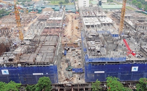 Sở Quy hoạch kiến trúc Hà Nội yêu cầu các dự án nhà cao tầng phải có tổi thiểu 3 tầng hầm để xe.<br>