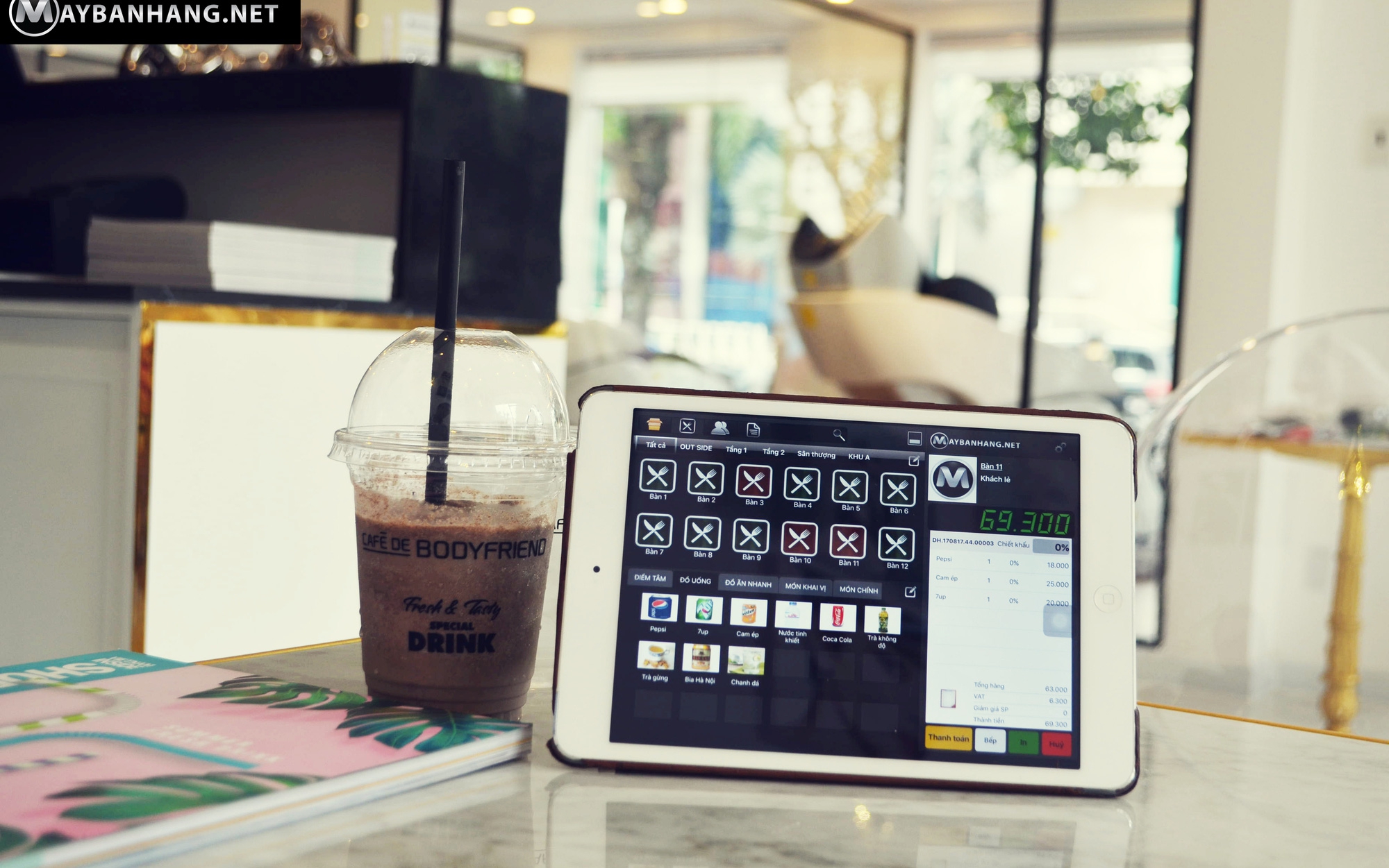 Giá sử dụng Maybanhang.net dao động từ 19.000/tháng, dành cho mô hình kinh doanh cơ bản nhất với những khách hàng "siêu nhỏ" như tiệm trà chỉ 2-3 bàn hay cửa hàng phở. 