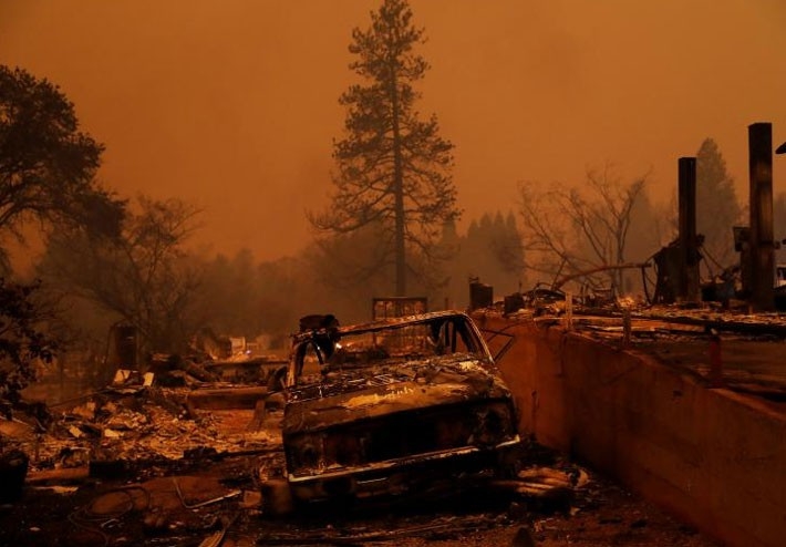 Cận cảnh vụ cháy rừng lịch sử khiến ít nhất 31 người thiệt mạng ở California - Ảnh 11.