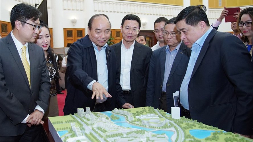 Thủ tướng làm việc về Đề án thành lập Trung tâm đổi mới sáng tạo quốc gia.