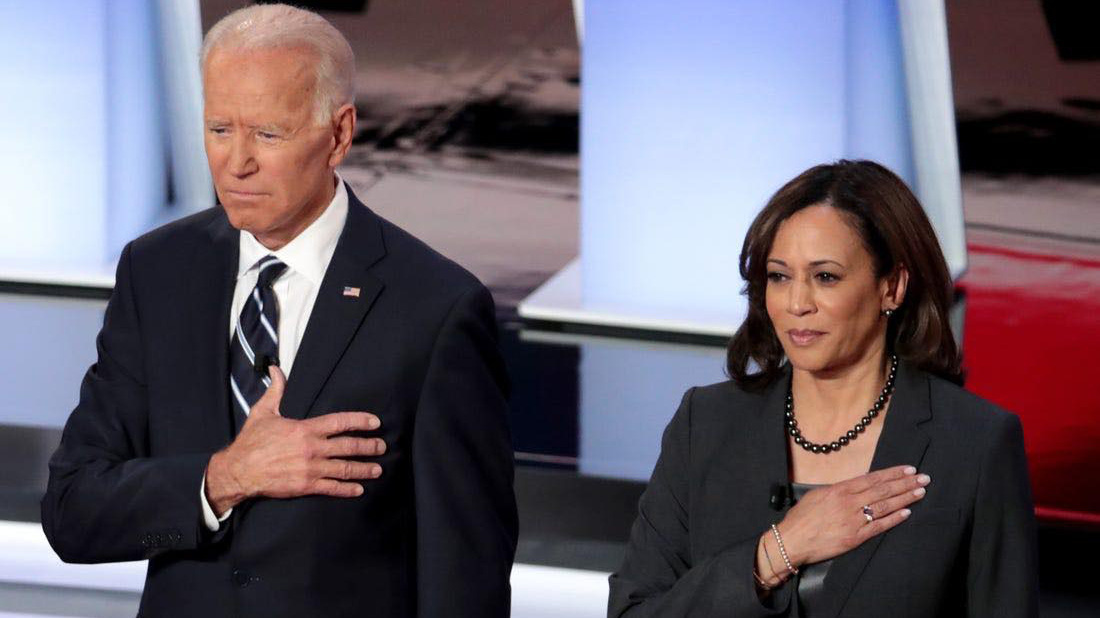 Ông Biden và bà Haris.