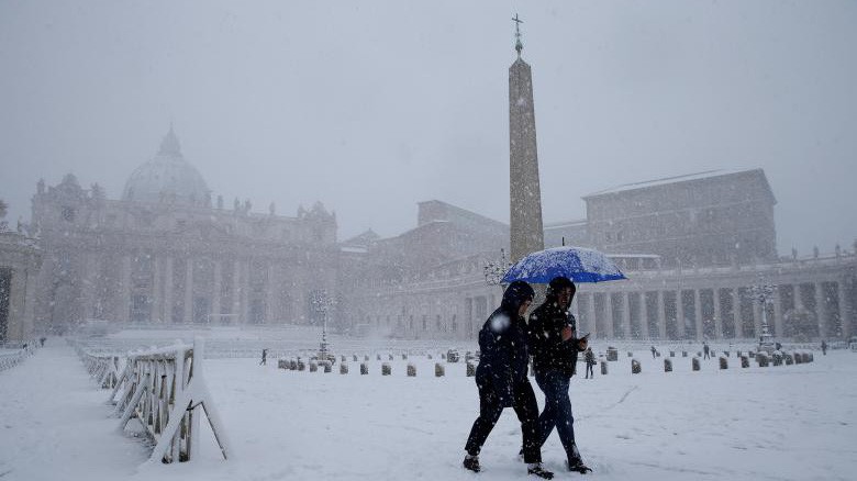 Nhiệt độ tại nhiều nơi ở châu Âu xuống mức thấp nhất mùa đông năm nay - Ảnh; Reuters.