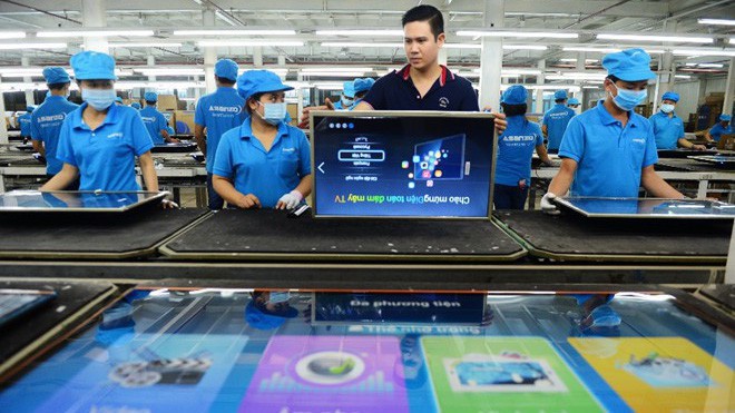 Nơi lắp ráp TV của Asanzo.