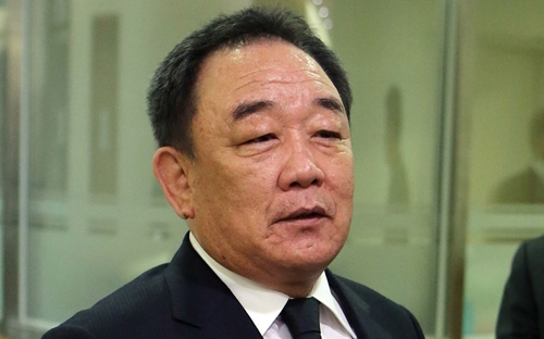 Park Yen-cha, ông chủ đế chế gia công giày Nike - Taewang - Ảnh: Yonhap.<br>