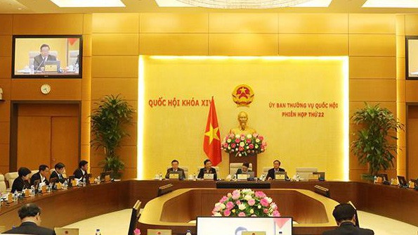 Uỷ ban Thường vụ Quốc hội họp phiên thứ 22.