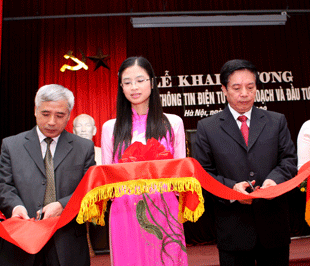 Ra mắt cổng thông tin điện tử Bộ Kế hoạch và Đầu tư