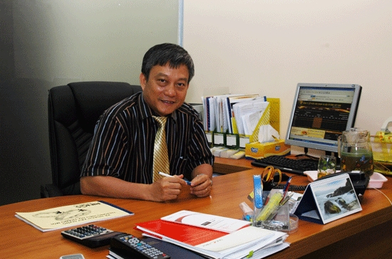 Ông Trần Thanh Hải, Tổng giám đốc Công ty Cổ phần Đầu tư và kinh doanh vàng Việt Nam (VGB).
