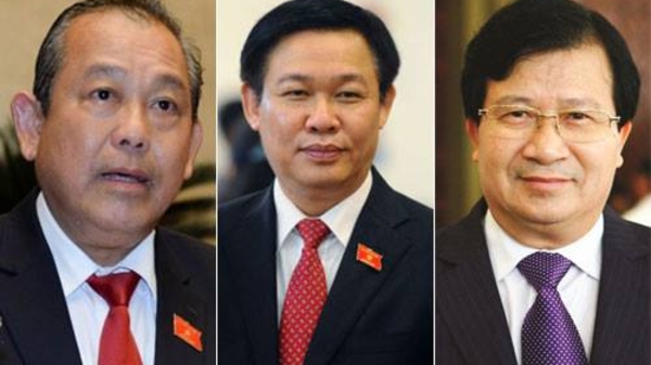 Chính phủ có ba Phó thủ tướng mới