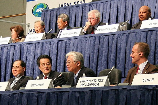 Bộ trưởng thương mại các nước APEC - Ảnh: Getty.