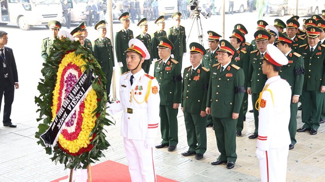Hình ảnh lễ viếng nguyên Tổng bí thư Đỗ Mười - Ảnh 8.