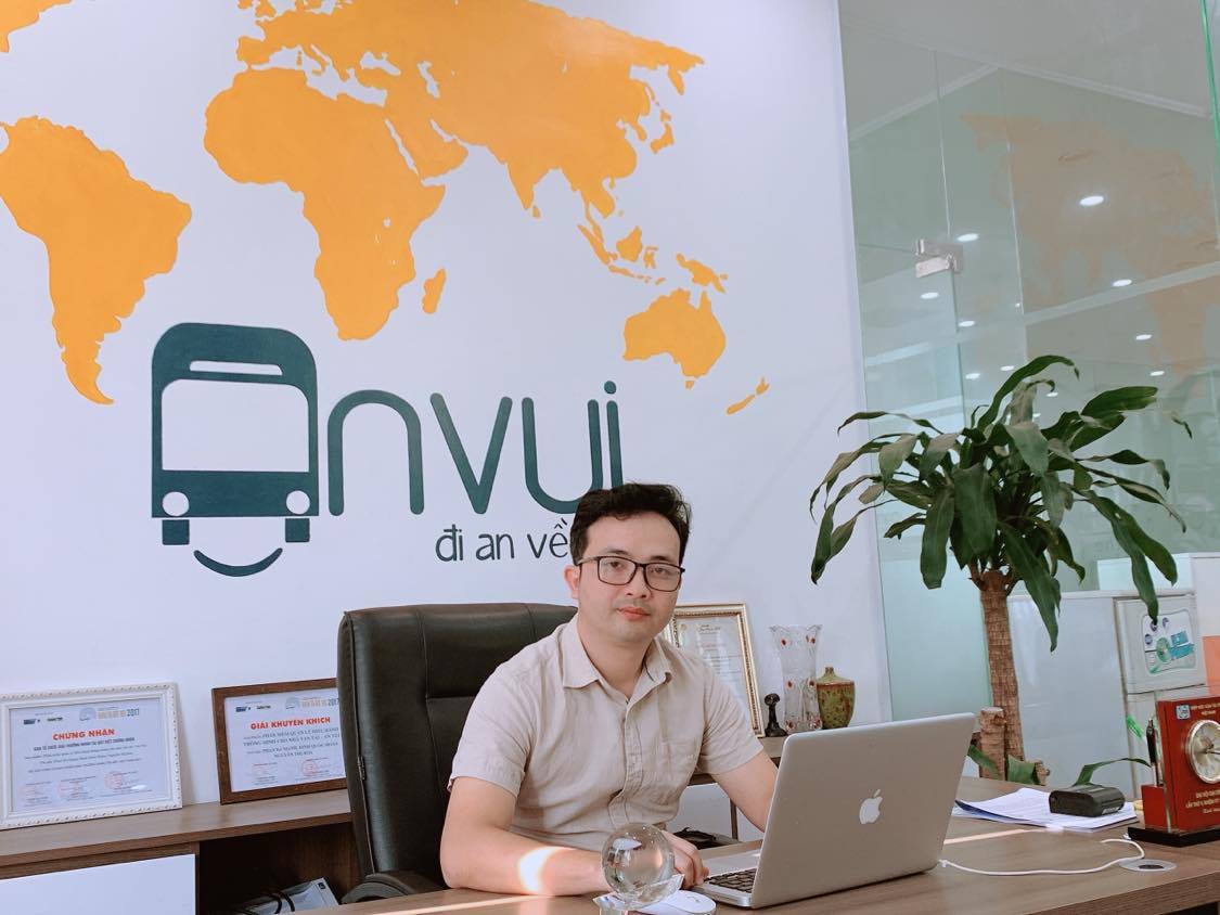 Ông Phan Bá Mạnh, Tổng giám đốc Công ty Cổ phần công nghệ An Vui