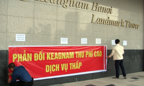 Keangnam tiếp tục thu phí chung cư theo mức mới