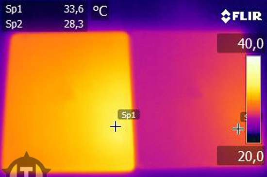 Tweakers.net đã sử dụng camera hồng ngoại để ghi nhận nhiệt lượng mà iPad mới tỏa ra khi hoạt động.