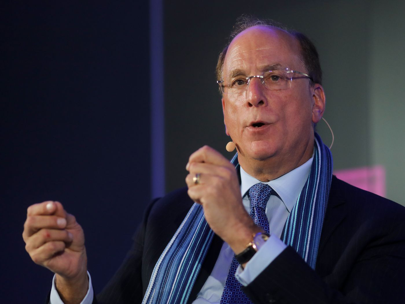 Larry Fink, CEO của BlackRock Inc. - Ảnh: Bloomberg