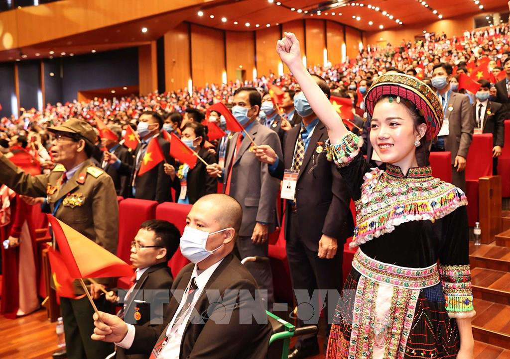 Đại hội Thi đua yêu nước toàn quốc lần thứ 10 là dấu mốc quan trọng đánh dấu bước phát triển mới trên cơ sở tiếp nối và phát huy những truyền thống tốt đẹp và những thành quả quý báu trong suốt 72 năm qua - Ảnh: TTXVN