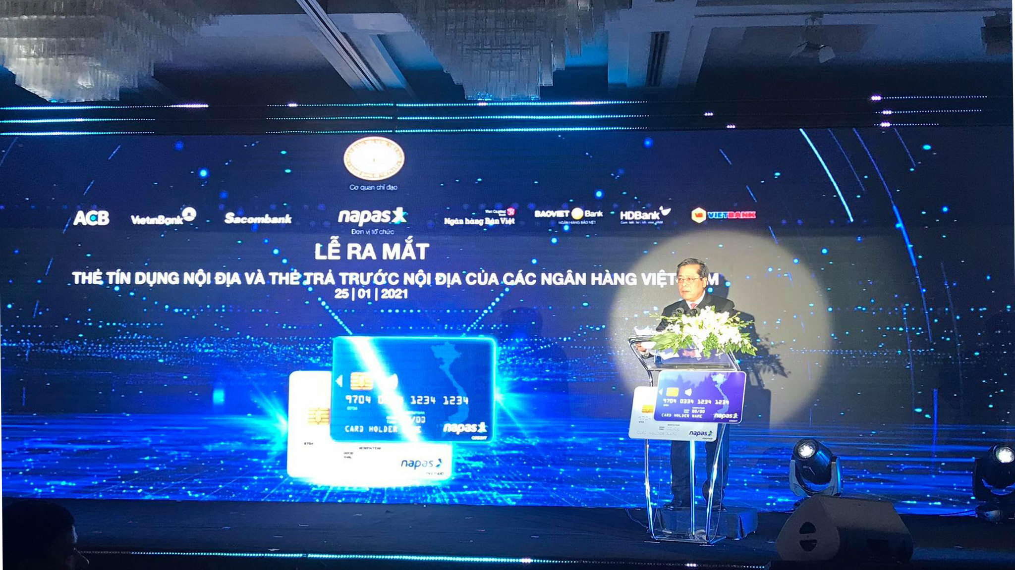 Phó Thống đốc Nguyễn Kim Anh phát biểu tại buổi lễ.