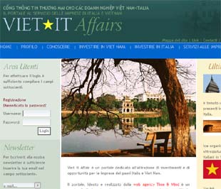 Một góc giao diện của trang web.