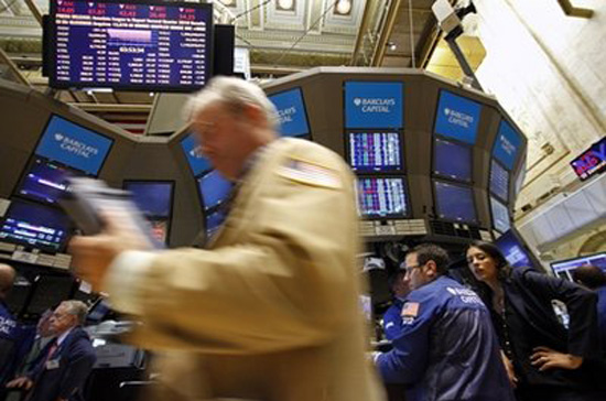 Phiên chốt tuần, Phố Wall liên tục chao đảo - Ảnh: AP.