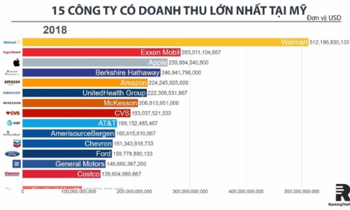 Vị trí công ty có doanh thu 